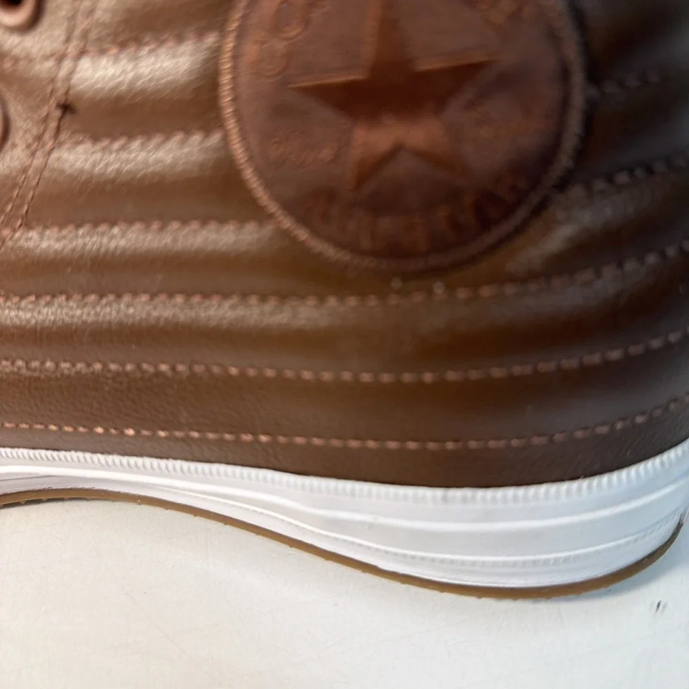 Size 10 - Converse Chuck Taylor All Star Equip Waterproof High Toadstool Tan